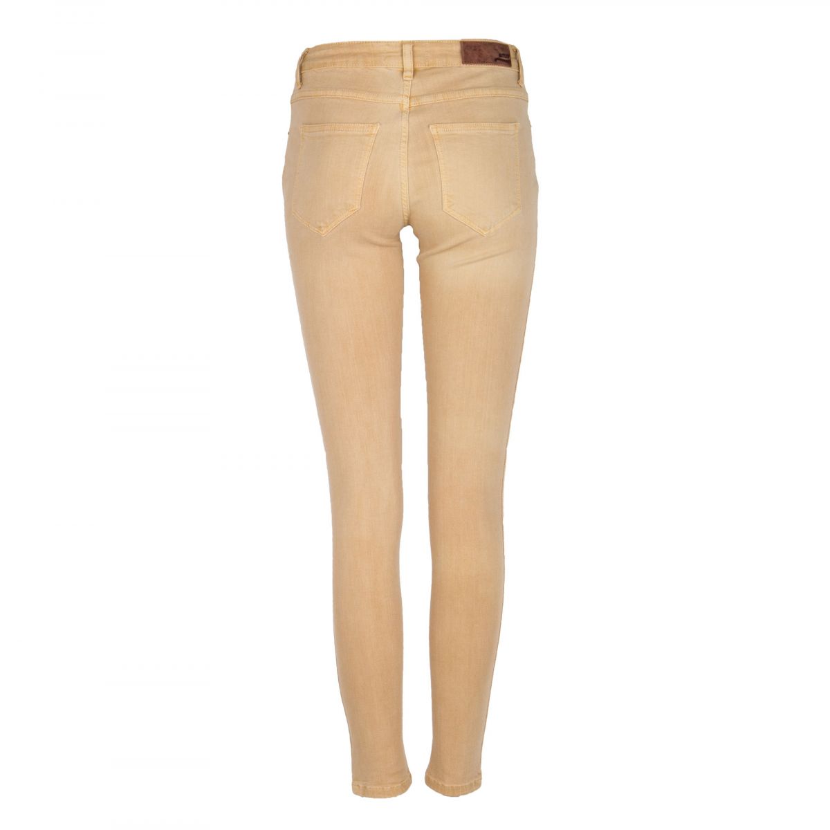 jean beige large femme