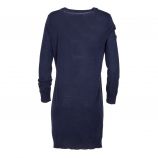 Robe bleu foncé en laine manches longues Femme ZADIG & VOLTAIRE marque pas cher prix dégriffés destockage