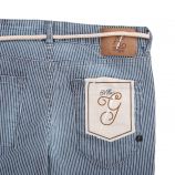 Pantalon rayé cordon ceinture Femme MADEMOISELLE GARÇONNE marque pas cher prix dégriffés destockage