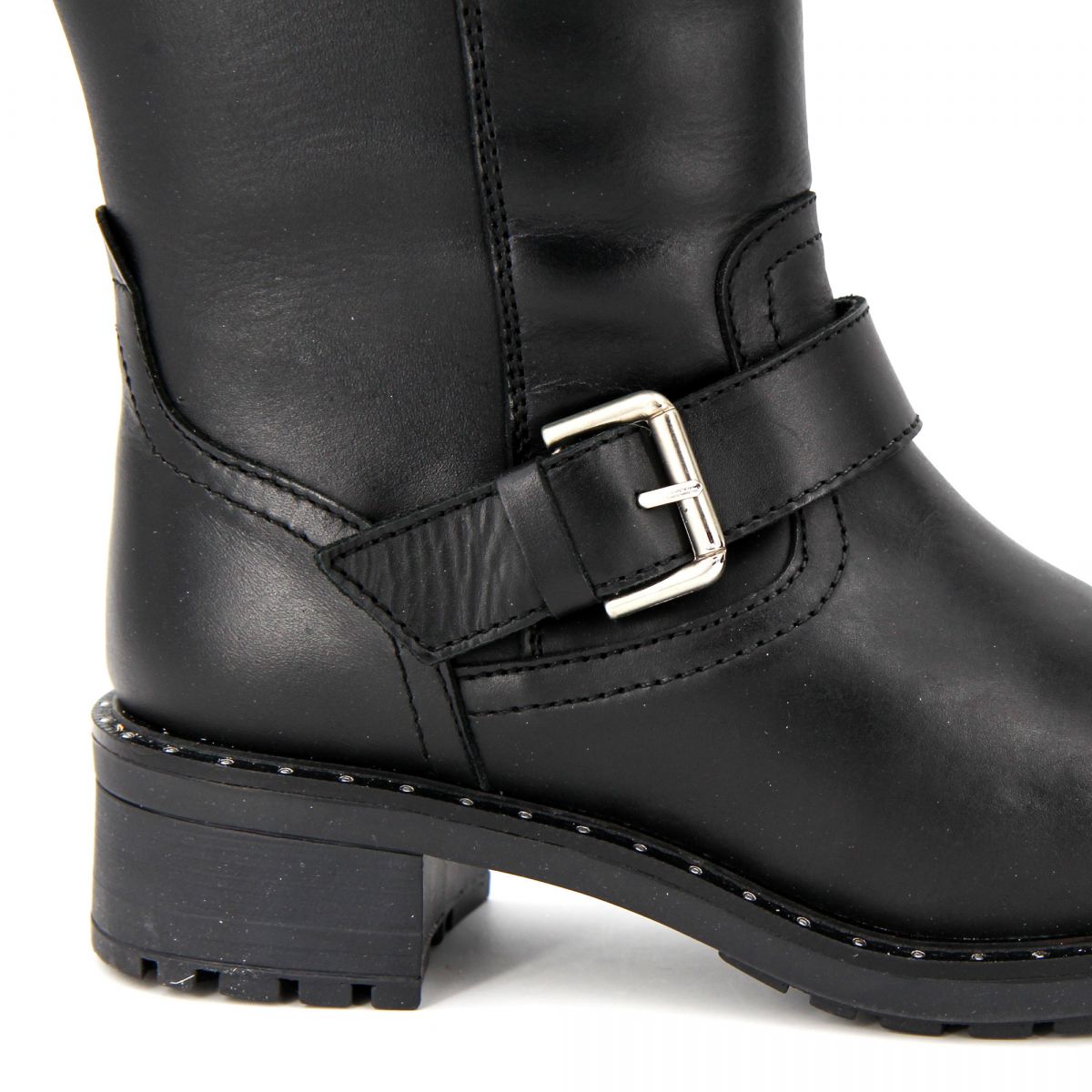 bottes cuir pas cher