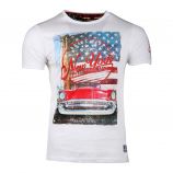 Tee-shirt mc MTS 149 SIEUR imprimé New York Homme BRAVE SOUL marque pas cher prix dégriffés destockage