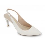 Escarpins cuir lisse talon ouvert boucle atlas Femme PIERRE CARDIN marque pas cher prix dégriffés destockage