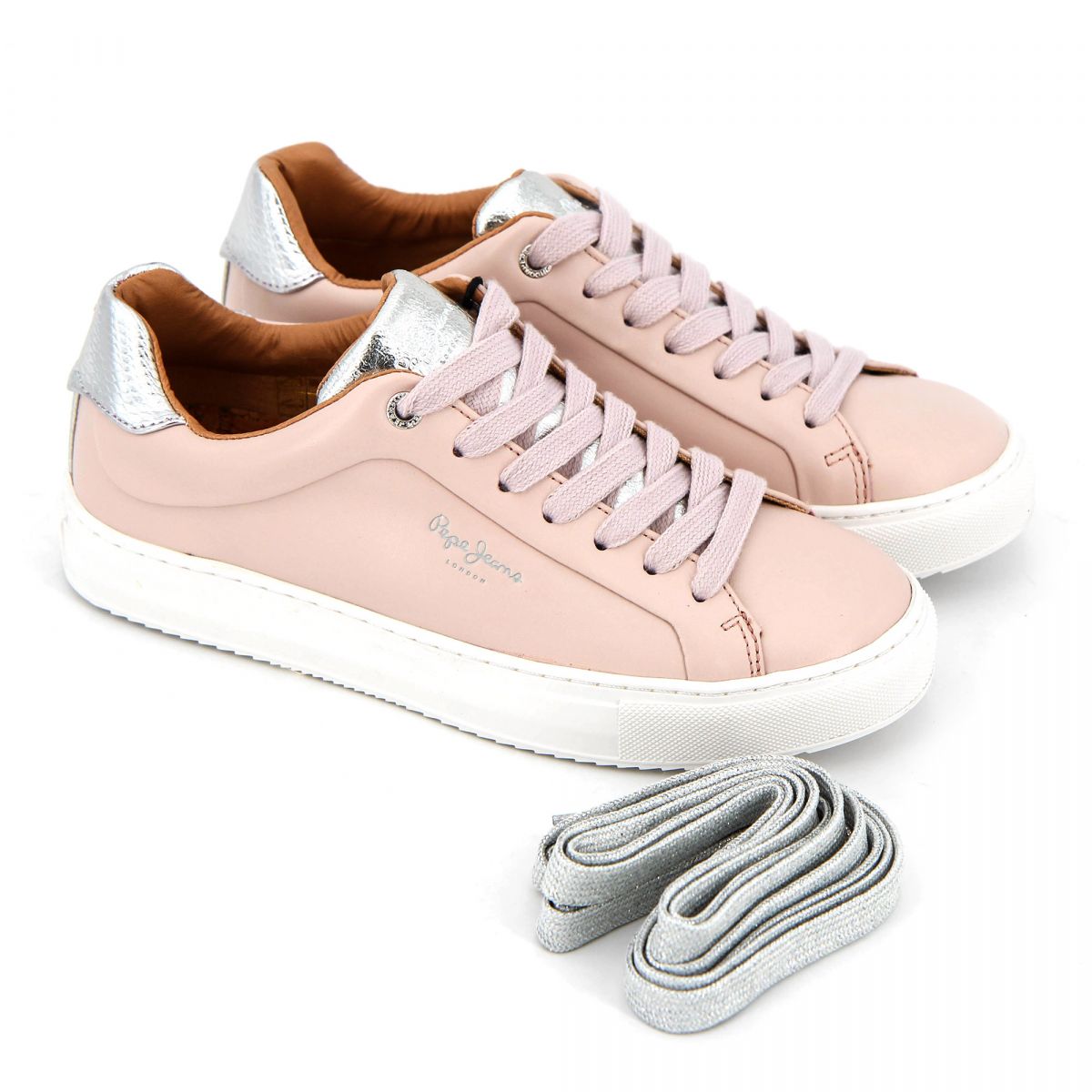 basket pepe jeans femme rose