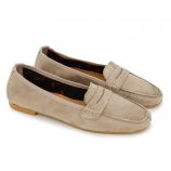 Mocassins suédé intérieur logo Femme PIERRE CARDIN marque pas cher prix dégriffés destockage
