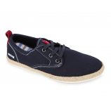 Baskets basses toile légère semelle corde lacets Homme MTNG marque pas cher prix dégriffés destockage