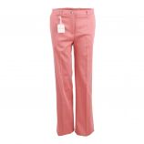 Pantalon classique large fluide coton doux stretch poches passepoilées zip Femme AMERICAN VINTAGE