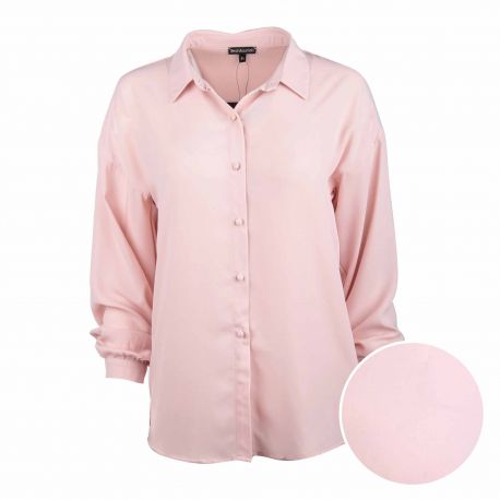 Chemise manches longues bouton recouvert Femme BEST MOUNTAIN à prix