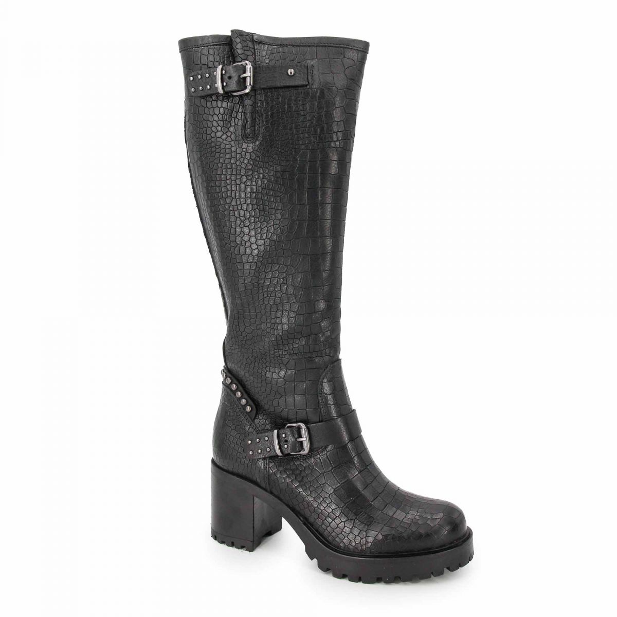 bottes imprimé serpent