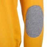 Pull manches longues laine cachemire coudière Homme REAL CASHMERE marque pas cher prix dégriffés destockage