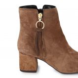 Bottines à talon taupe 20687 t36-t41 Femme ZUCHINI marque pas cher prix dégriffés destockage