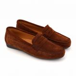 Mocassins cuir velours plat Femme XAVIER DANAUD marque pas cher prix dégriffés destockage