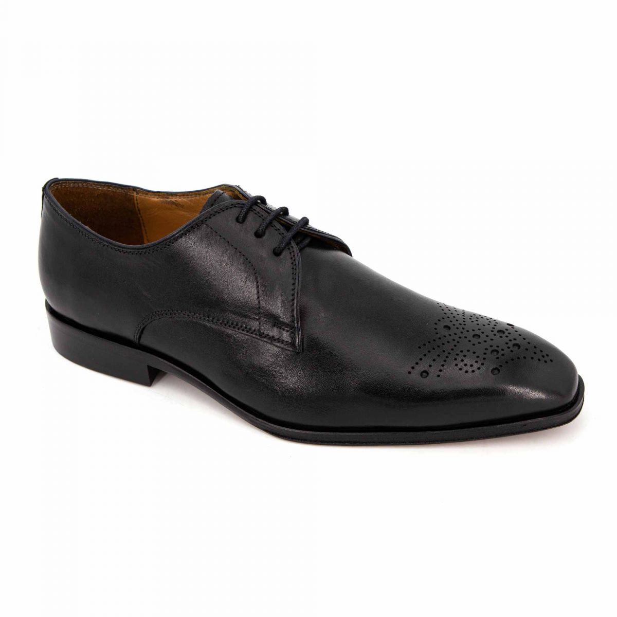derbies cuir noir