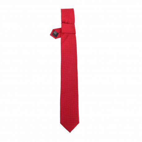 Cravate en soie motif damier Homme TORRENTE marque pas cher prix dégriffés destockage
