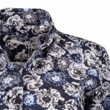 Chemise manches longues fleurs coton Femme TED LAPIDUS marque pas cher prix dégriffés destockage