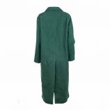 Manteau long droit laine mélangée Femme AMERICAN VINTAGE marque pas cher prix dégriffés destockage