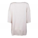 Haut manches 3/4 évasé col V Femme AMERICAN VINTAGE marque pas cher prix dégriffés destockage