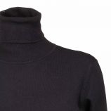 Pull col roulé manches longues cachemire soie Femme TED LAPIDUS marque pas cher prix dégriffés destockage