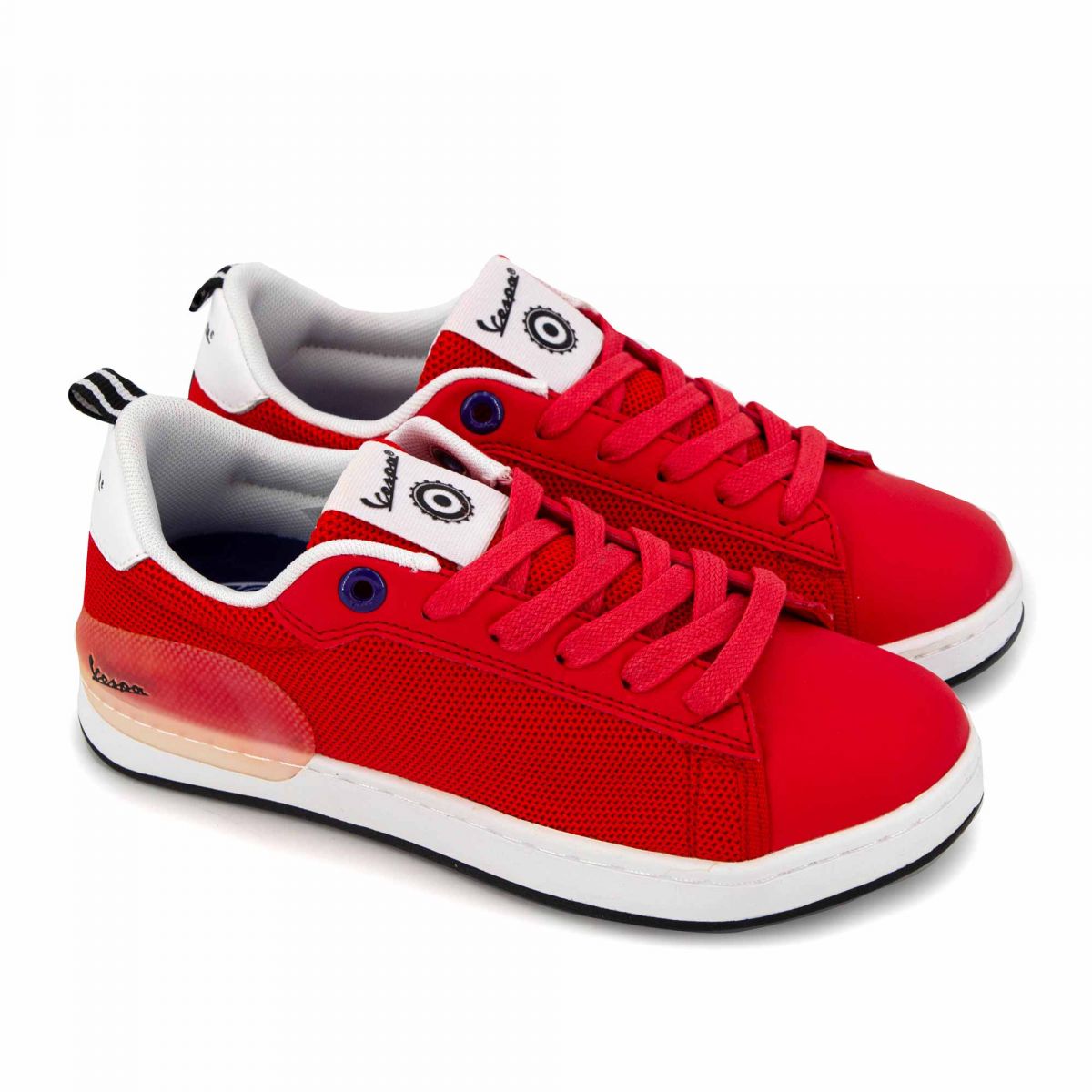 Baskets rouges freccia65550 t36/40 Femme VESPA à prix dégriffé