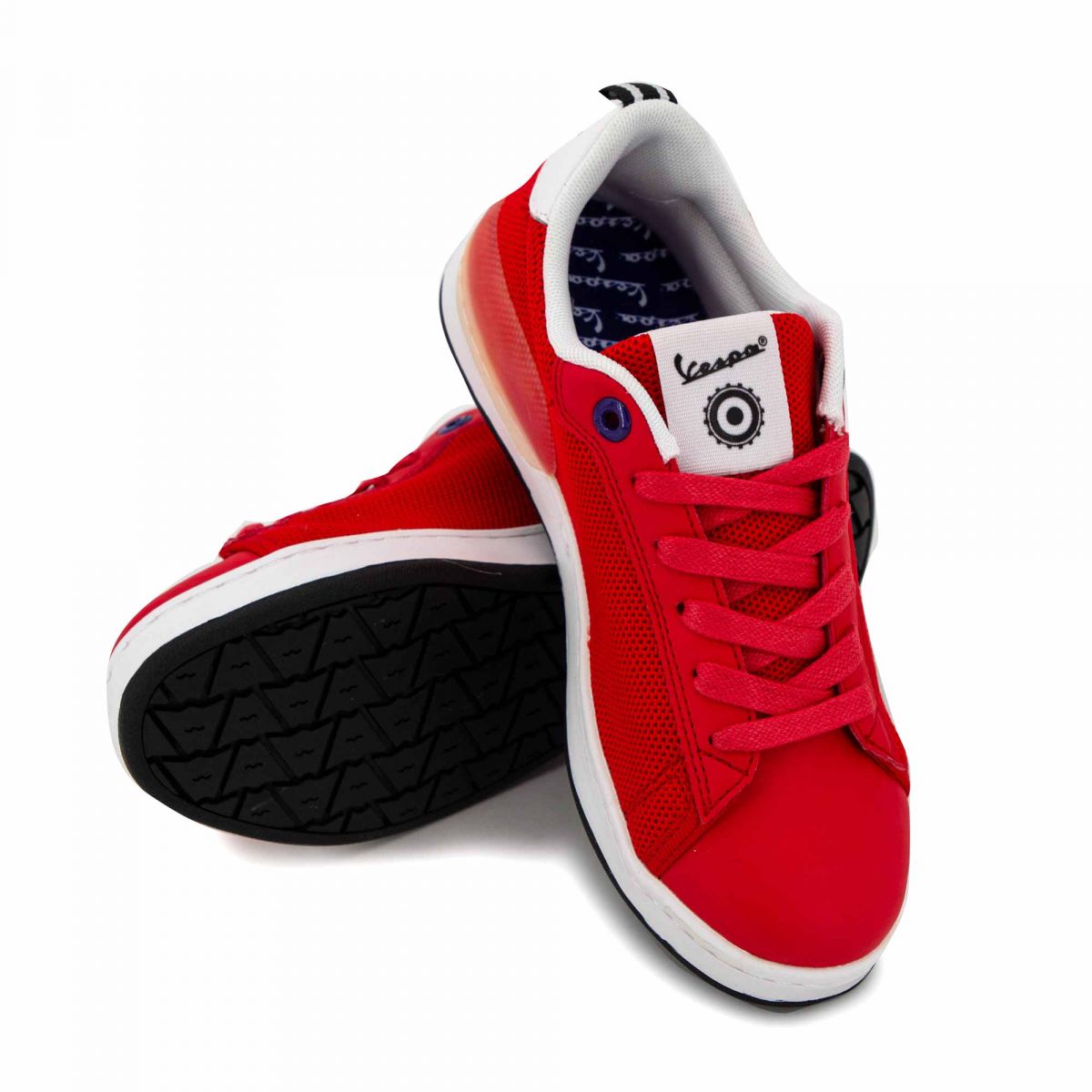 Baskets rouges freccia65550 t36/40 Femme VESPA à prix dégriffé