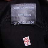 Tee shirt coton manches courtes col V Homme TED LAPIDUS marque pas cher prix dégriffés destockage