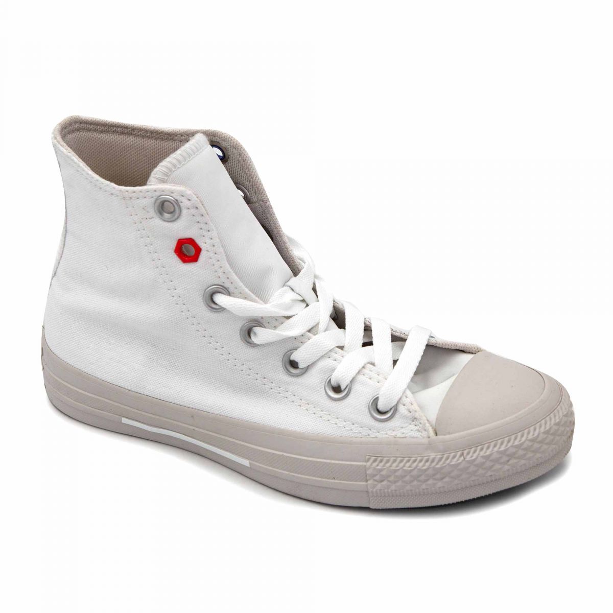 converse montante blanche