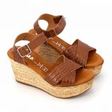 Sandales à talon cuero 21719 t36/41 Femme EMMA marque pas cher prix dégriffés destockage