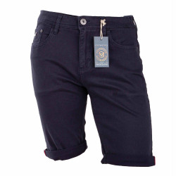 Bermuda coton stretch 5 poches Valley Homme BLAGGIO marque pas cher prix dégriffés destockage