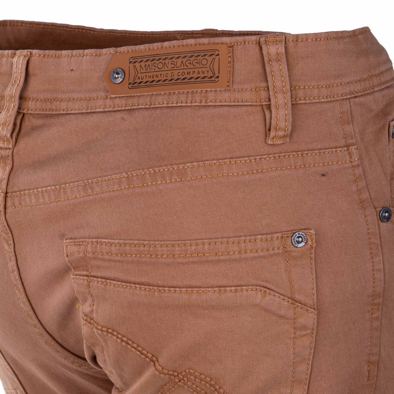 Bermuda coton stretch 5 poches Valley Homme BLAGGIO marque pas cher prix dégriffés destockage