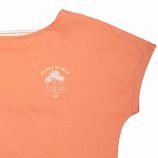 Tee shirt col V dos coton manches courtes Enfant ROXY marque pas cher prix dégriffés destockage