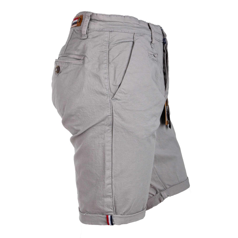 Bermuda chino venili coton stretch popeline revers gansé bouton Homme BLAGGIO marque pas cher prix dégriffés destockage Bermuda chino venili coton stretch popeline revers gansé bouton Homme BLAGGIO marque pas cher prix dégriffés destockage