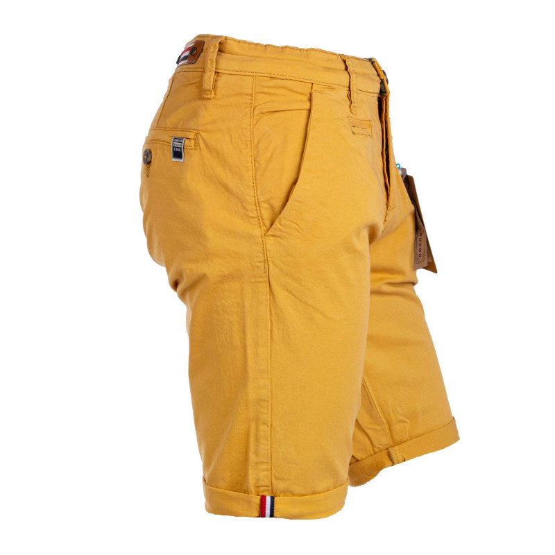 Bermuda chino venili coton stretch popeline revers gansé bouton Homme BLAGGIO marque pas cher prix dégriffés destockage Bermuda chino venili coton stretch popeline revers gansé bouton Homme BLAGGIO marque pas cher prix dégriffés destockage