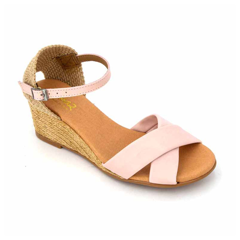 Sandales compensees vacuno nude 508/5 Femme PINAZ