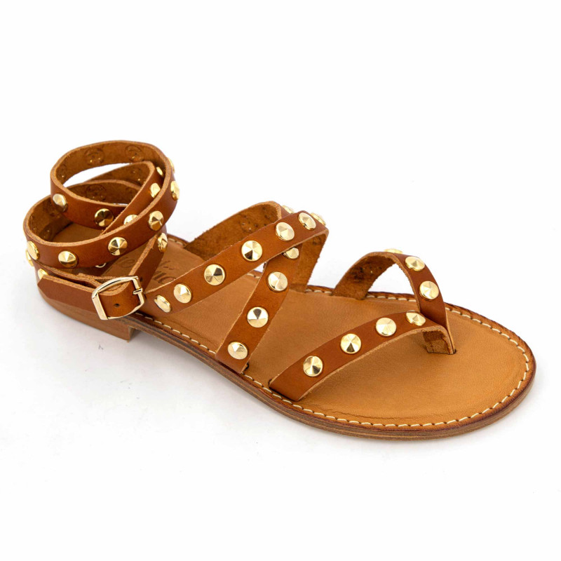 Sandales cuir en daim Betta Femme SEMERDJIAN marque pas cher prix dégriffés destockage