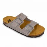 Mules cuir toile légère double bride homme WHY LAND marque pas cher prix dégriffés destockage