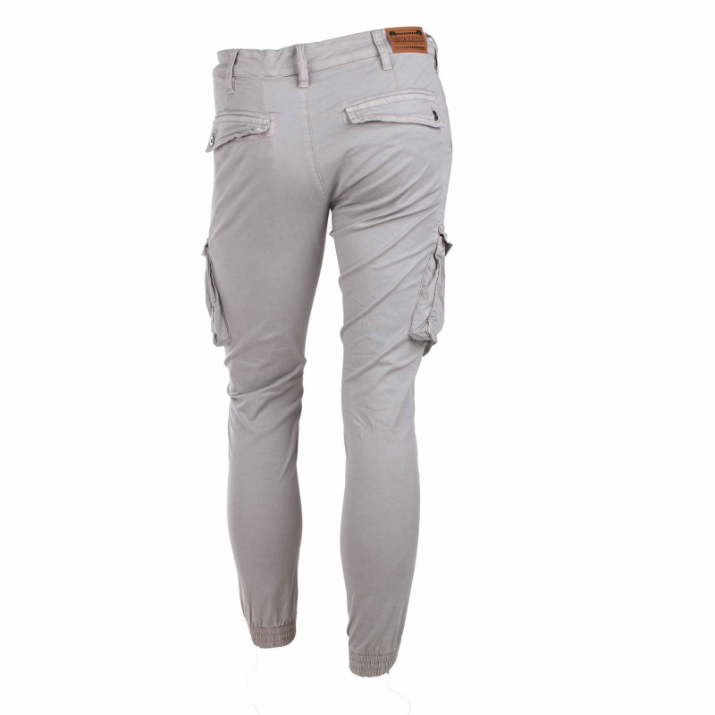 Pantalon ajusté cargo multipoches Tanera Homme BLAGGIO marque pas cher prix dégriffés destockage