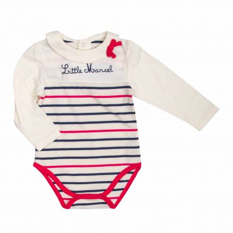 Body Manches Longues Bebe Little Marcel A Prix Degriffe