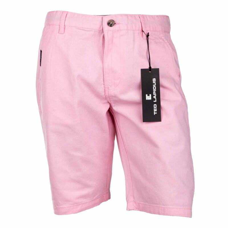 Bermuda chino couleur pastel balamine Homme TED LAPIDUS marque pas cher prix dégriffés destockage