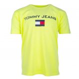 Tee shirt Tommy Jeans manches courtes coton Homme TOMMY HILFIGER marque pas cher prix dégriffés destockage