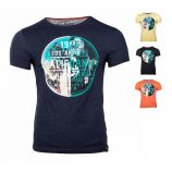 Tee shirt manches courtes col rond imprimé Miami Homme BLAGGIO