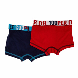 Boxer lot x2 coton doux stretch Enfant LEE COOPER marque pas cher prix dégriffés destockage Boxer lot x2 coton doux stretch Enfant LEE COOPER marque pas cher prix dégriffés destockage