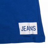 Tee shirt ml bleu Enfant CALVIN KLEIN marque pas cher prix dégriffés destockage