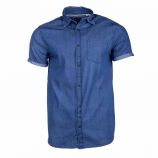 Chemise jean manches courtes chambray Homme JACK & JONES