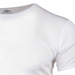 Tee shirt basique cintré coton Homme NEW MAN marque pas cher prix dégriffés destockage