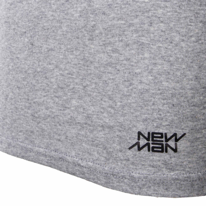 Tee shirt basique cintré coton Homme NEW MAN marque pas cher prix dégriffés destockage