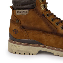 Bottines à lacets effet daim Homme DOCKERS BY GERLI marque pas cher prix dégriffés destockage Bottines à lacets effet daim Homme DOCKERS BY GERLI marque pas cher prix dégriffés destockage