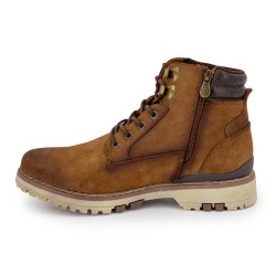 Bottines à lacets effet daim Homme DOCKERS BY GERLI marque pas cher prix dégriffés destockage Bottines à lacets effet daim Homme DOCKERS BY GERLI marque pas cher prix dégriffés destockage