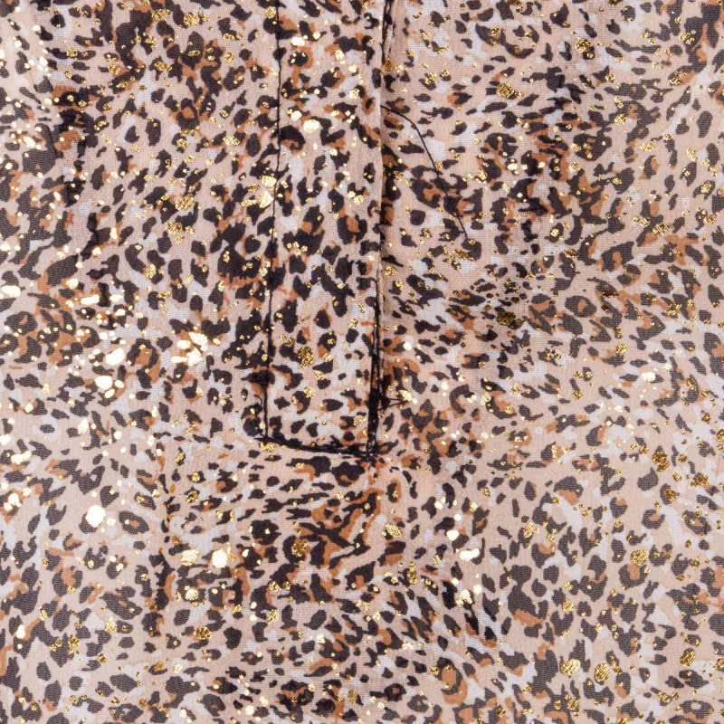 Blouse col tunisien imprimé léopard Femme VERO MODA marque pas cher prix dégriffés destockage