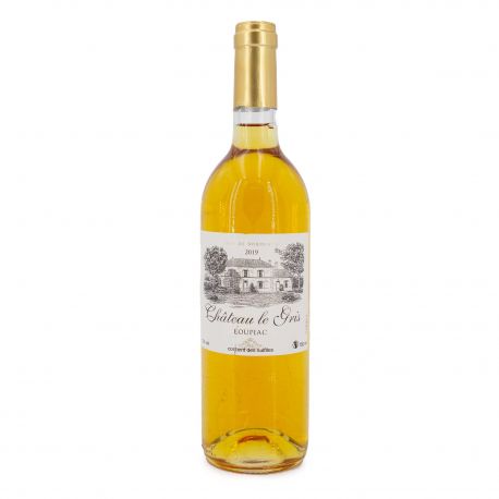 Vin blanc AOC Loupiac 75CL 2019 CHATEAU LE GRIS marque pas cher prix dégriffés destockage