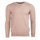 Pull laine cachemire col rond coudières Homme REAL CASHMERE