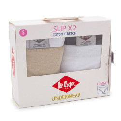 Lot de 2 culottes confortable siana Femme LEE COOPER marque pas cher prix dégriffés destockage Lot de 2 culottes confortable siana Femme LEE COOPER marque pas cher prix dégriffés destockage